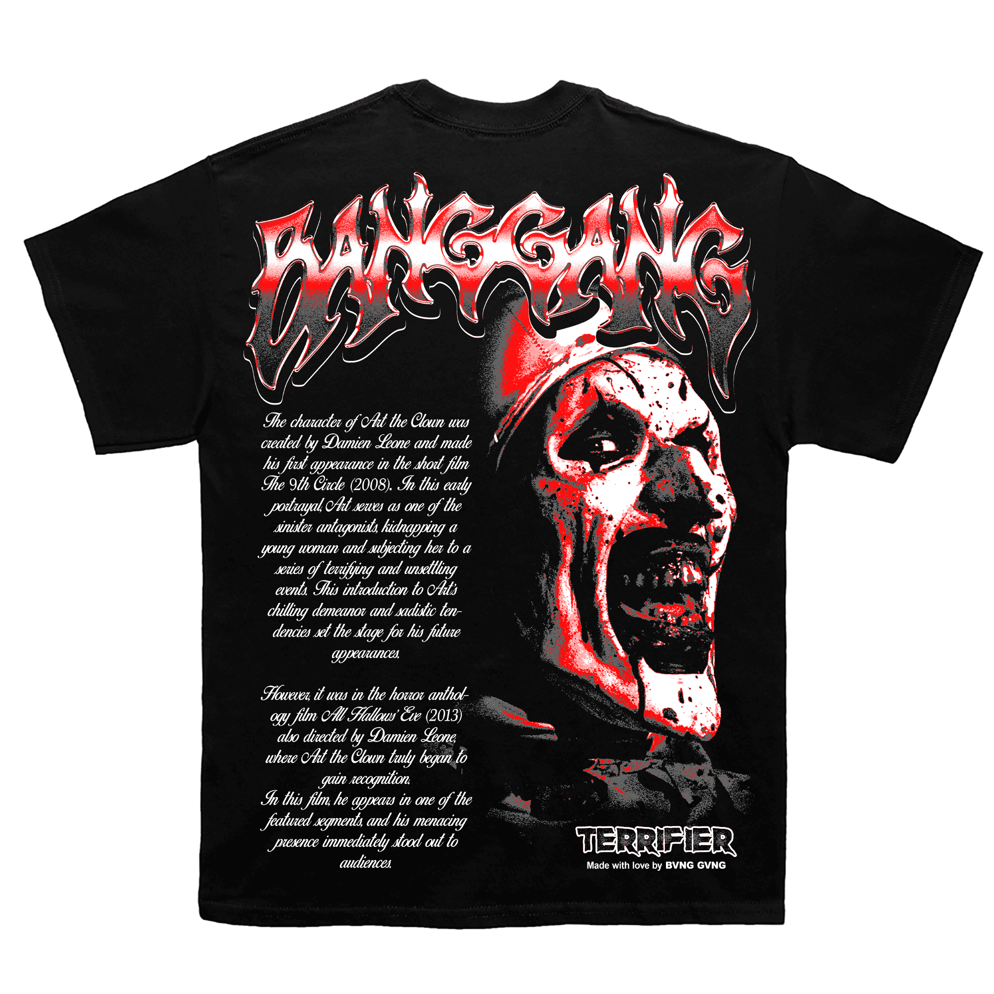 Polera Terrifier BG - BANG GANG