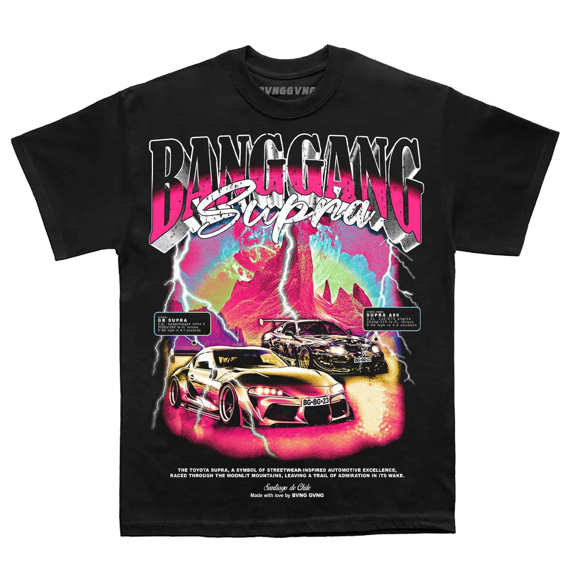 Polera Toyota Supra BG - BANG GANG