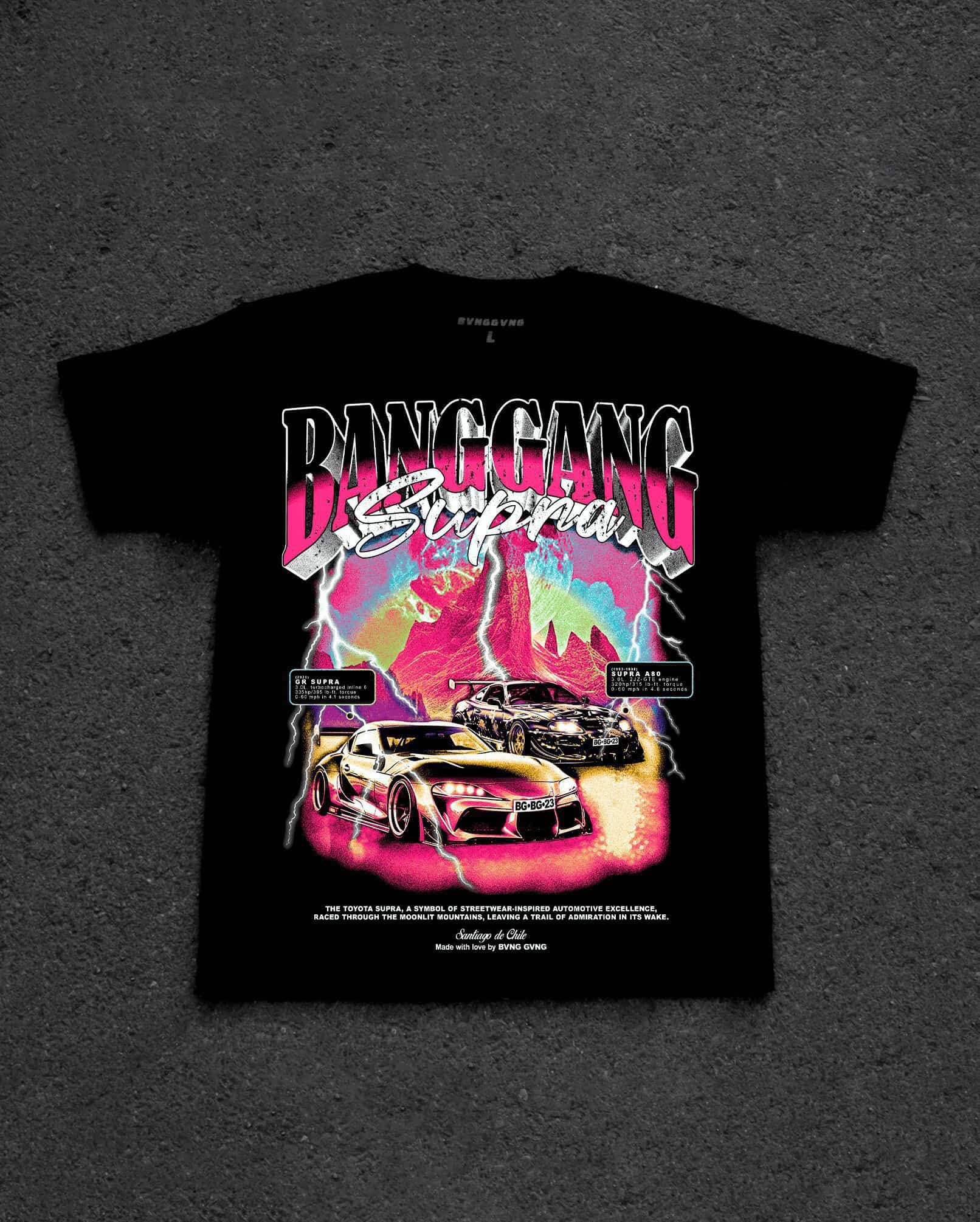 Polera Toyota Supra BG - BANG GANG