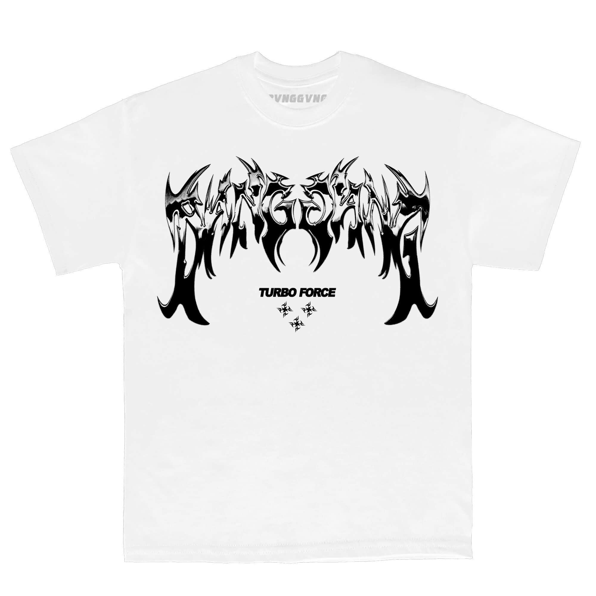 Polera Tribal Engine White - BANG GANG