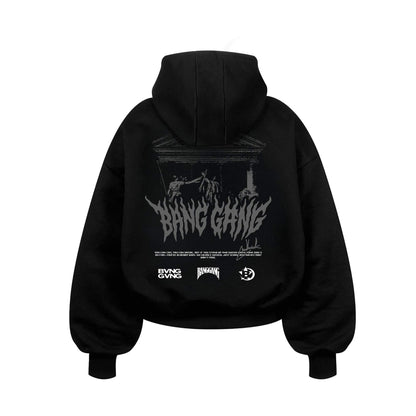 Poleron Bloodline Grey Black - BANG GANG