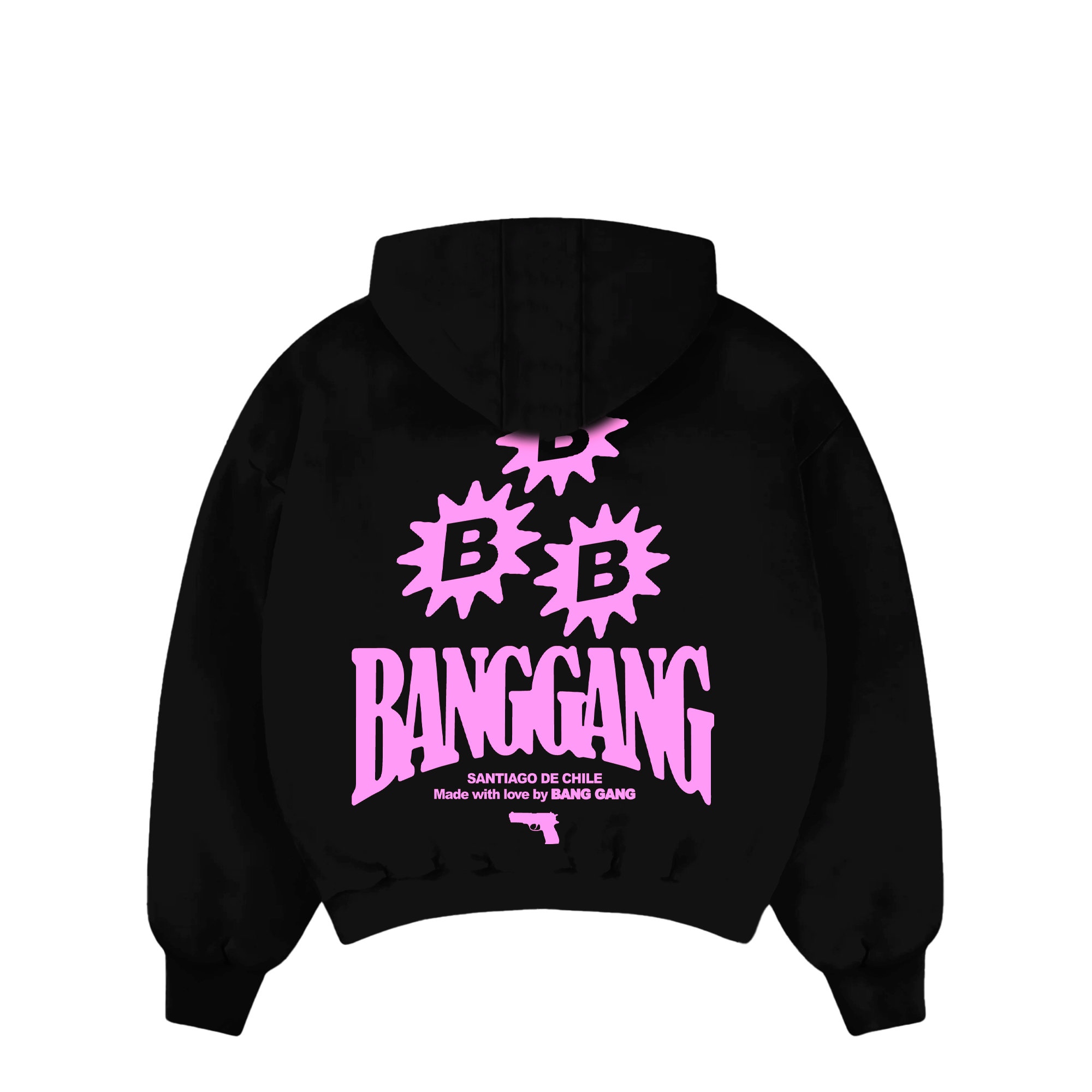 Poleron Shooters Pink Black - BANG GANG