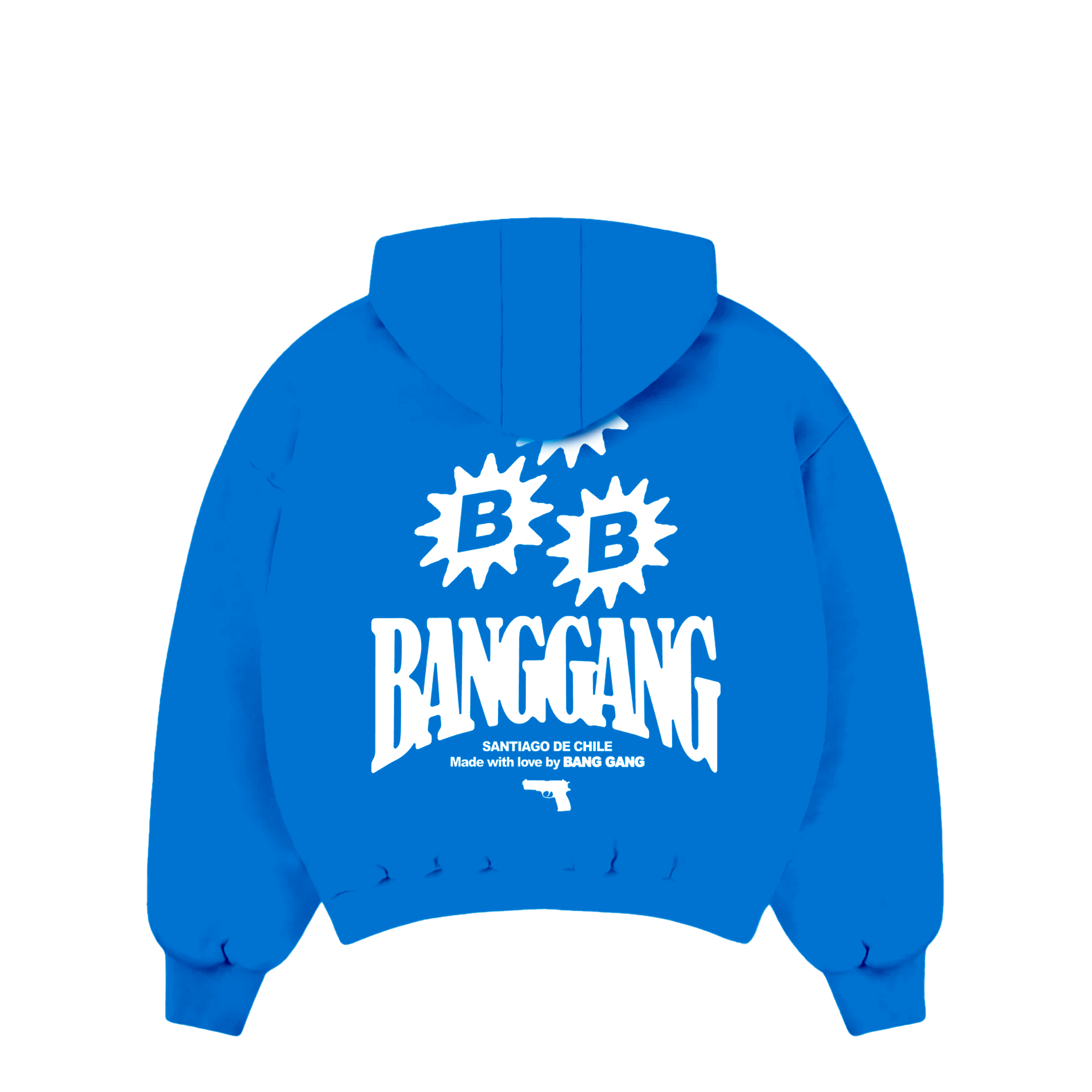 Poleron Shooters Triple White Blue - BANG GANG